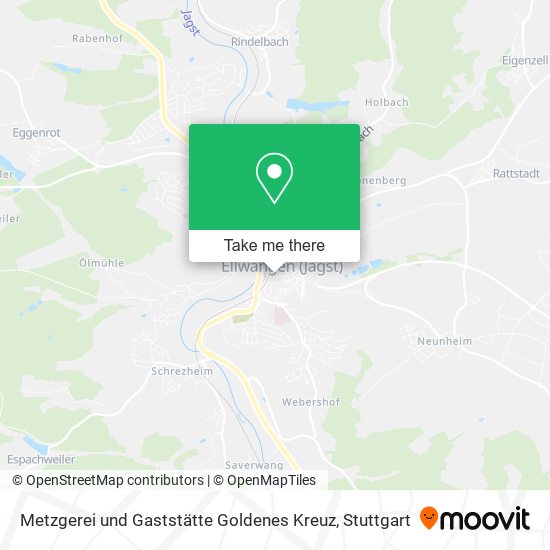 Metzgerei und Gaststätte Goldenes Kreuz map