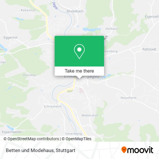 Карта Betten und Modehaus