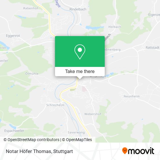 Карта Notar Höfer Thomas