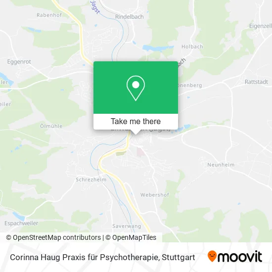 Карта Corinna Haug Praxis für Psychotherapie