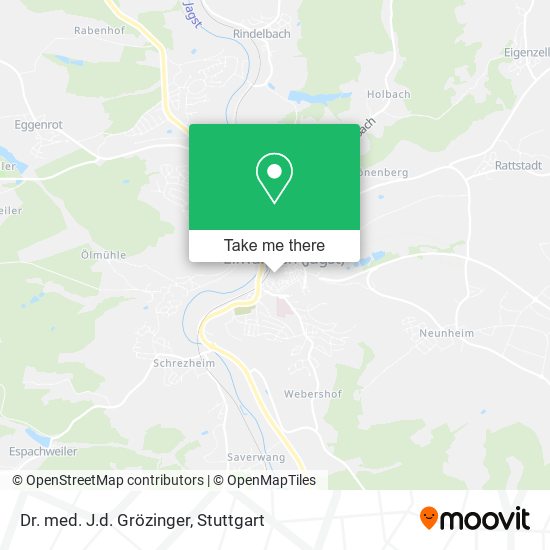 Dr. med. J.d. Grözinger map