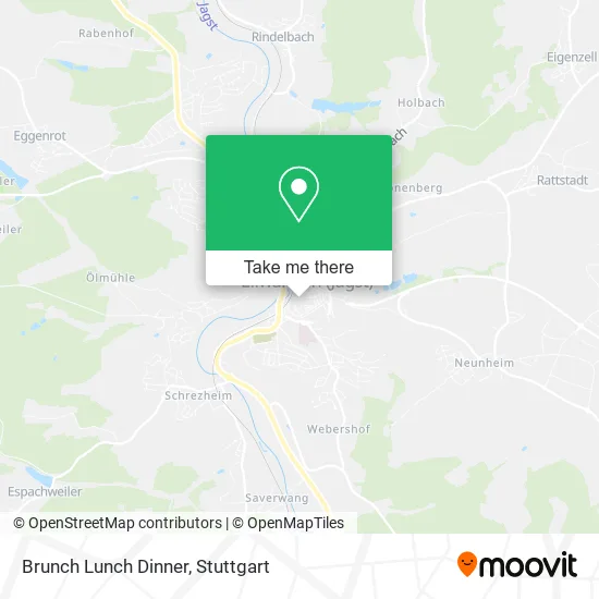 Карта Brunch Lunch Dinner