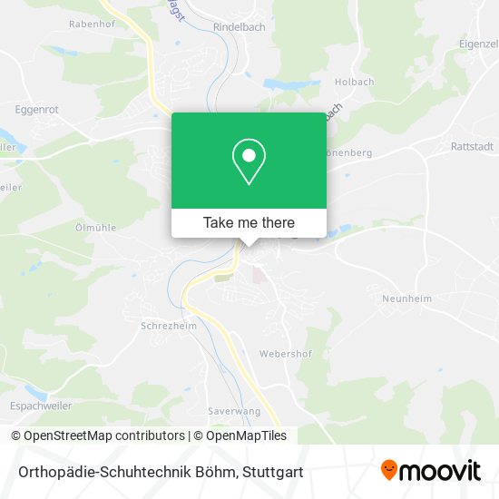 Orthopädie-Schuhtechnik Böhm map