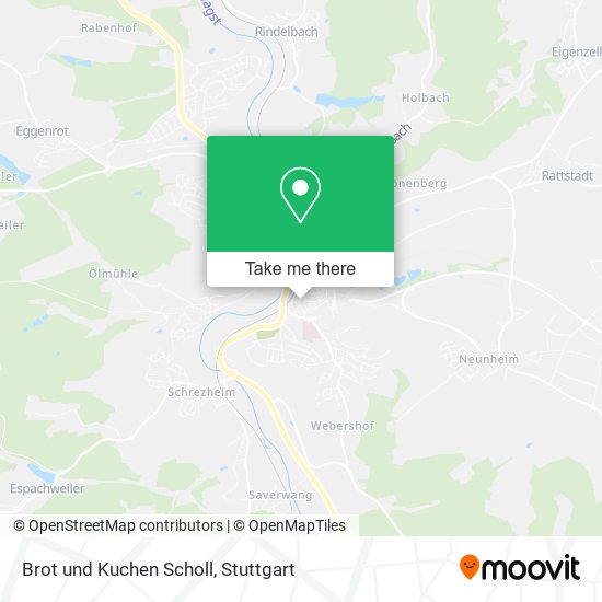 Brot und Kuchen Scholl map