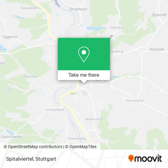 Spitalviertel map