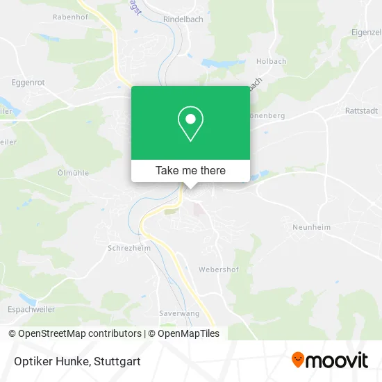 Карта Optiker Hunke