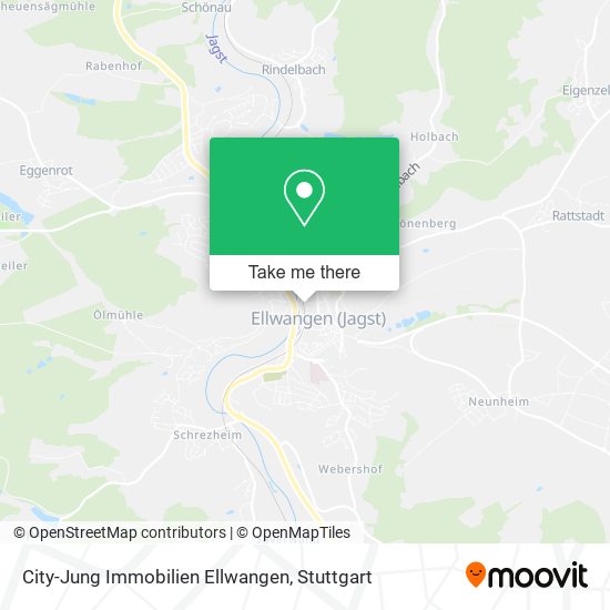 City-Jung Immobilien Ellwangen map