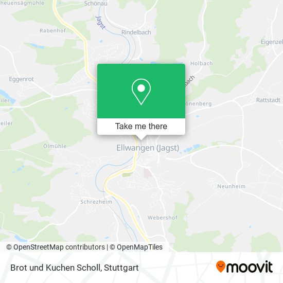 Brot und Kuchen Scholl map