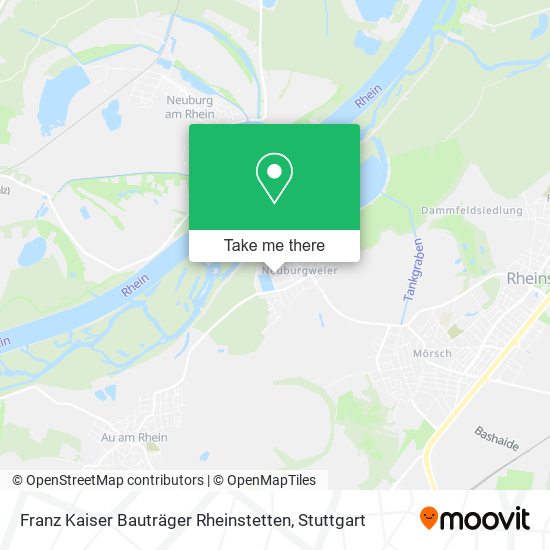 Franz Kaiser Bauträger Rheinstetten map