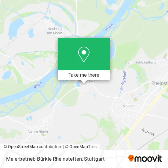 Карта Malerbetrieb Bürkle Rheinstetten