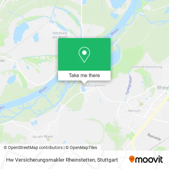 Карта Hw Versicherungsmakler Rheinstetten