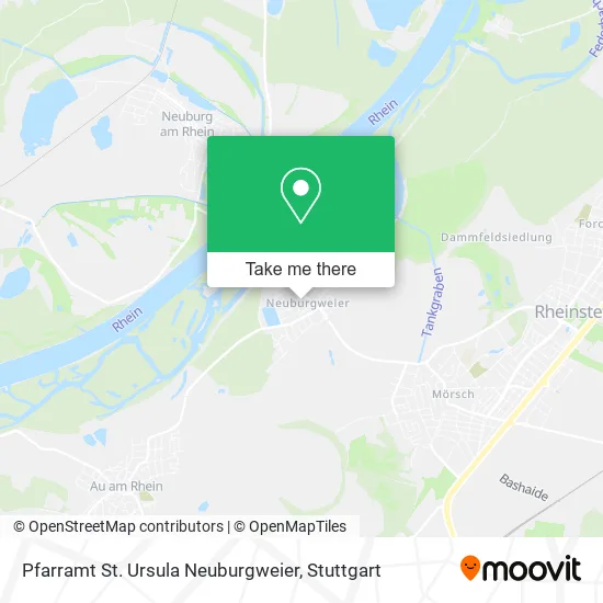 Карта Pfarramt St. Ursula Neuburgweier