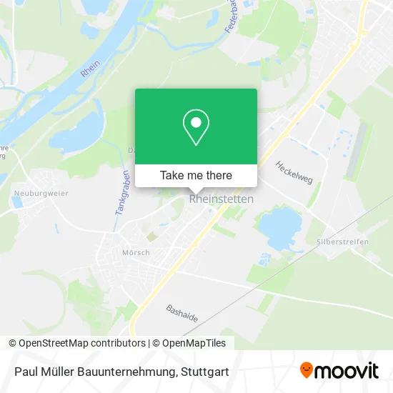 Карта Paul Müller Bauunternehmung