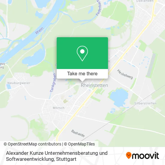 Карта Alexander Kunze Unternehmensberatung und Softwareentwicklung