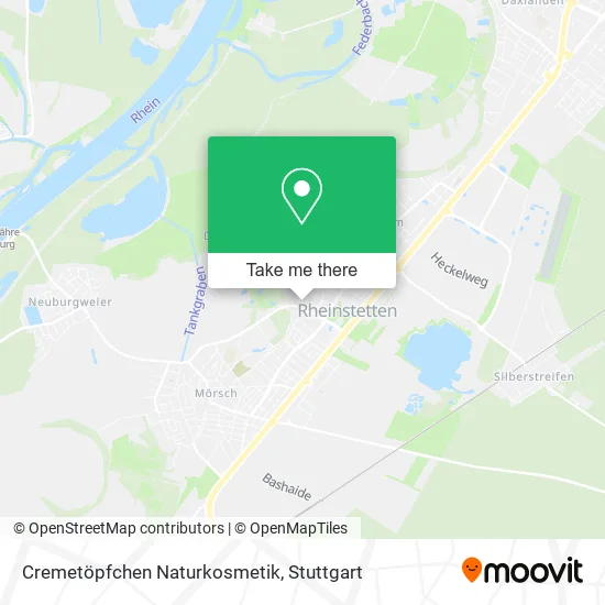 Карта Cremetöpfchen Naturkosmetik