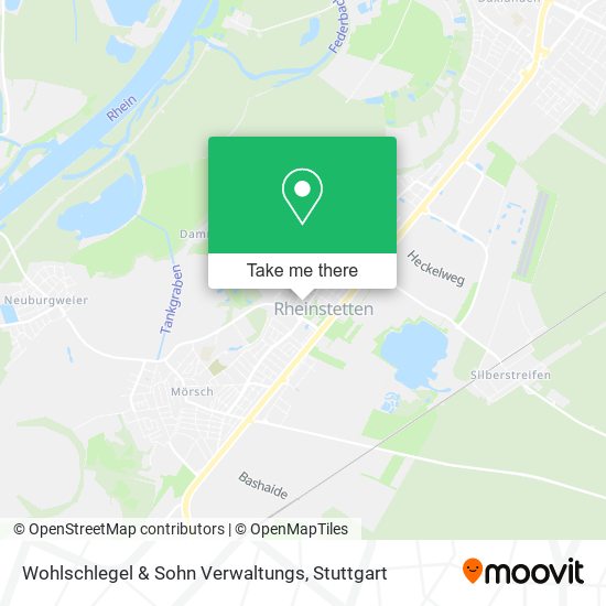 Карта Wohlschlegel & Sohn Verwaltungs