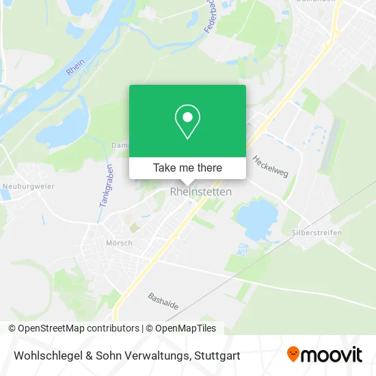 Карта Wohlschlegel & Sohn Verwaltungs