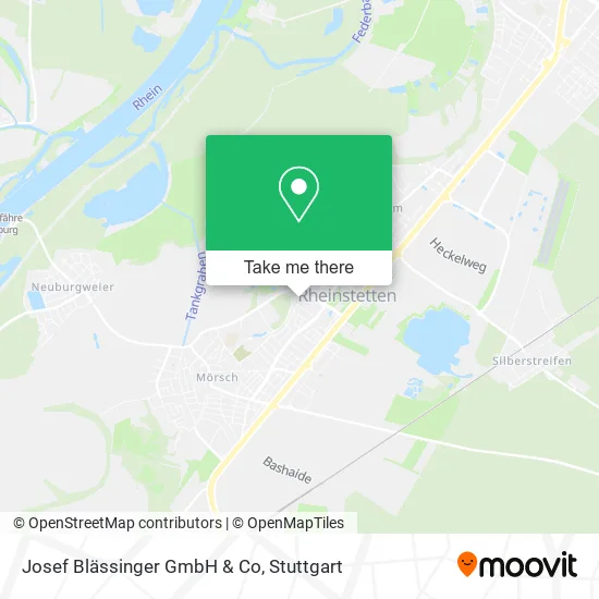 Карта Josef Blässinger GmbH & Co