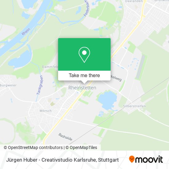 Карта Jürgen Huber - Creativstudio Karlsruhe