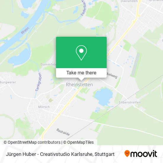 Карта Jürgen Huber - Creativstudio Karlsruhe
