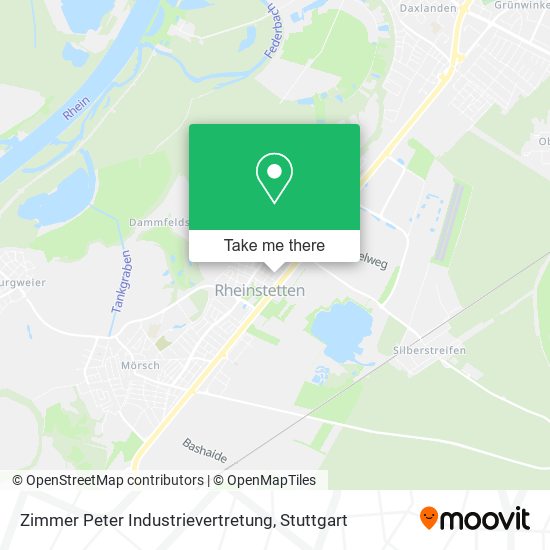 Карта Zimmer Peter Industrievertretung