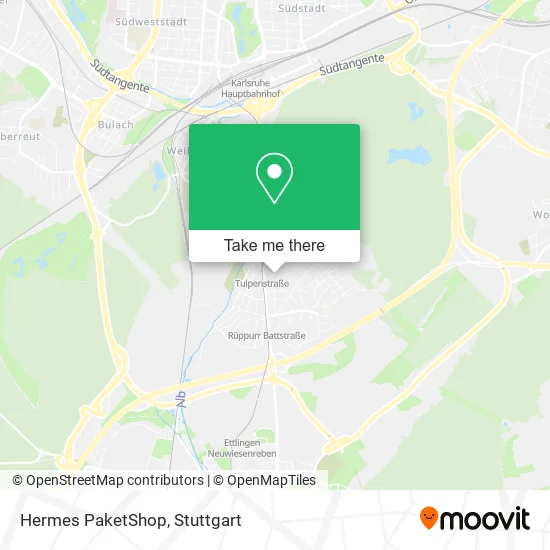Карта Hermes PaketShop