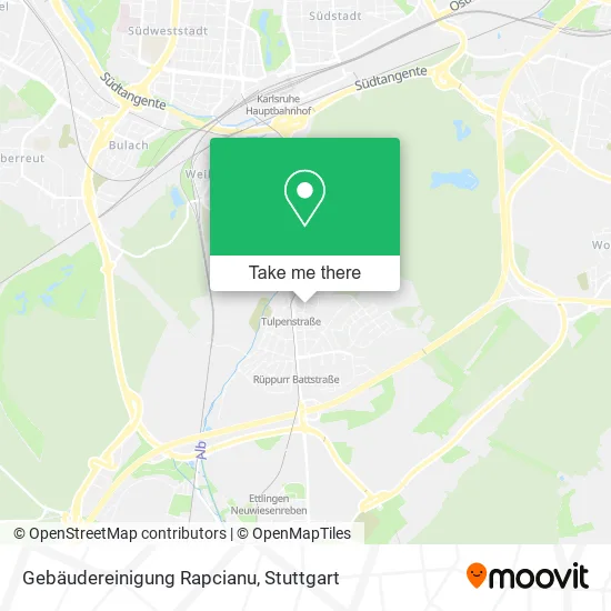 Карта Gebäudereinigung Rapcianu