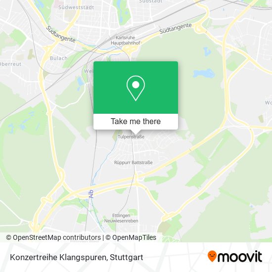 Konzertreihe Klangspuren map