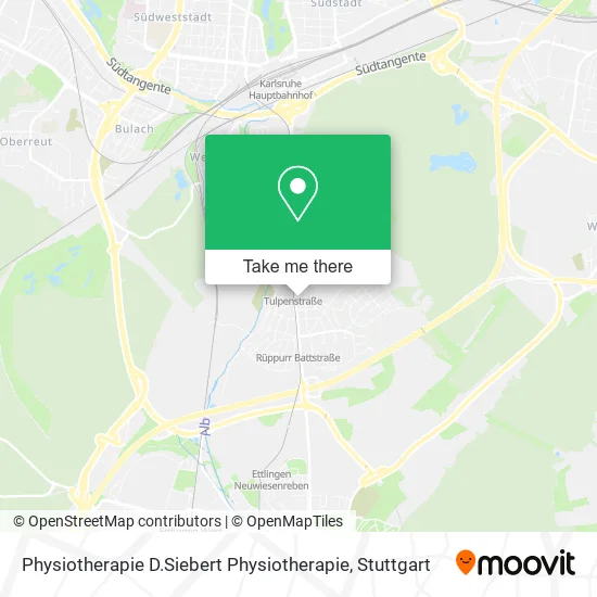 Карта Physiotherapie D.Siebert Physiotherapie