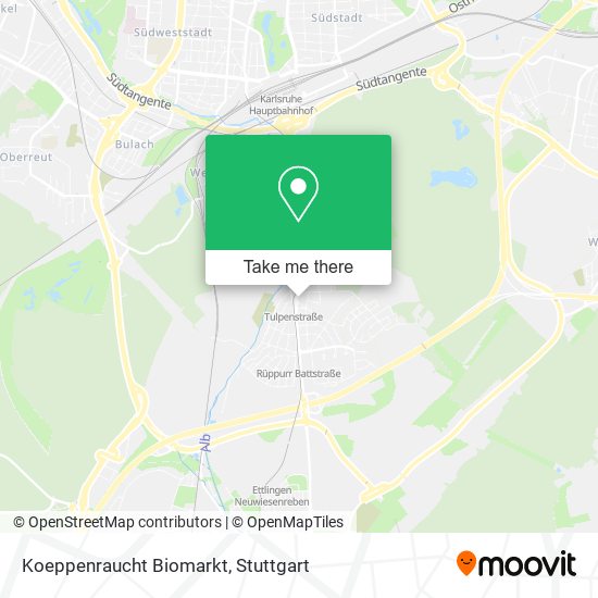 Карта Koeppenraucht Biomarkt