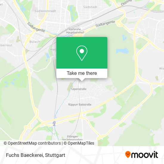 Карта Fuchs Baeckerei