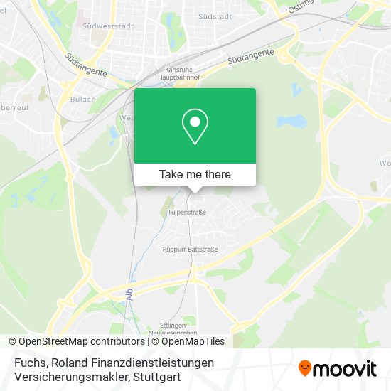 Fuchs, Roland Finanzdienstleistungen Versicherungsmakler map