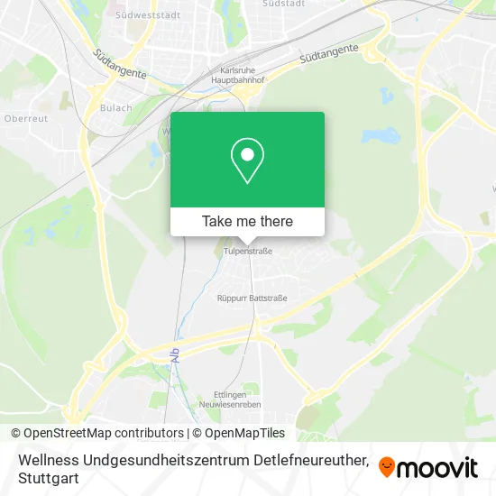 Карта Wellness Undgesundheitszentrum Detlefneureuther