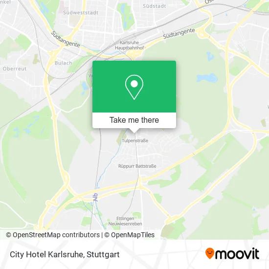 Карта City Hotel Karlsruhe