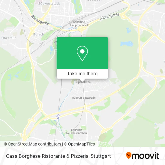 Карта Casa Borghese Ristorante & Pizzeria