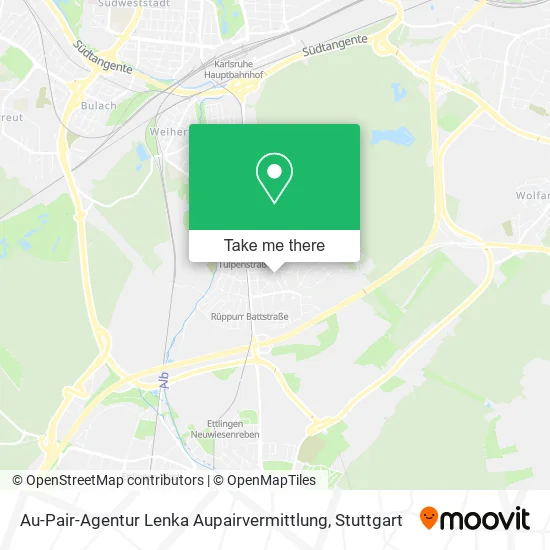 Карта Au-Pair-Agentur Lenka Aupairvermittlung