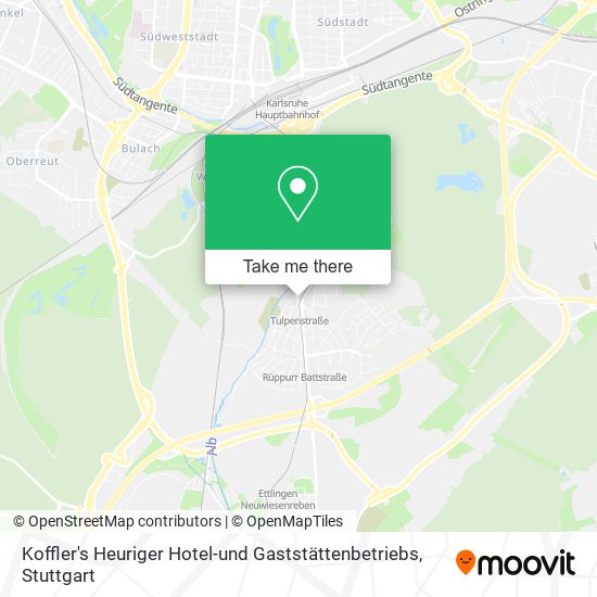 Карта Koffler's Heuriger Hotel-und Gaststättenbetriebs