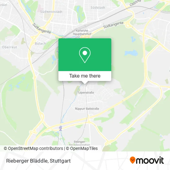 Карта Rieberger Bläddle