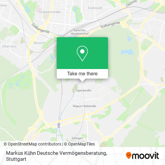 Markus Kühn Deutsche Vermögensberatung map