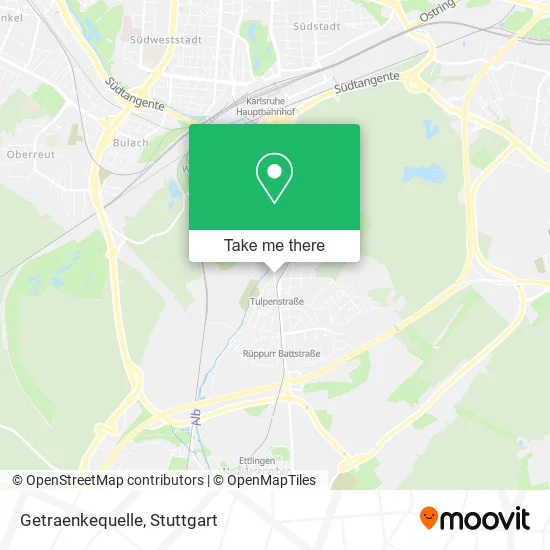 Карта Getraenkequelle