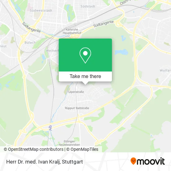 Карта Herr Dr. med. Ivan Kralj