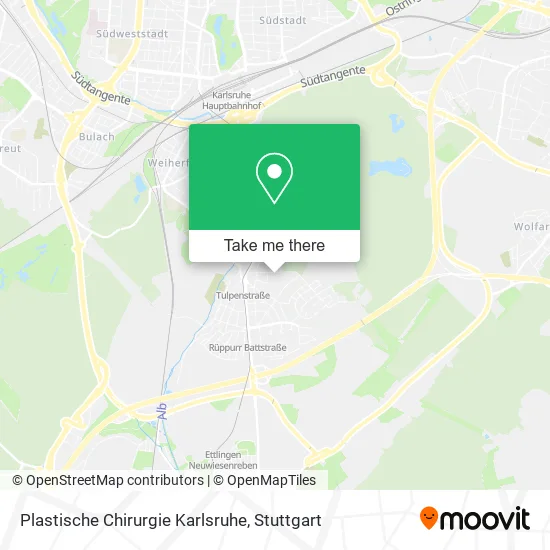 Карта Plastische Chirurgie Karlsruhe