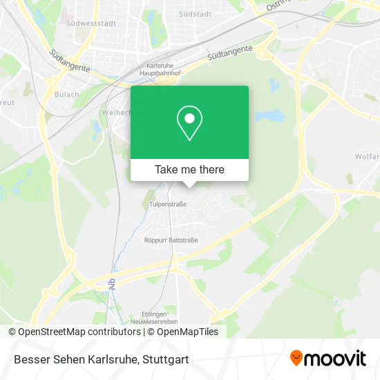 Карта Besser Sehen Karlsruhe