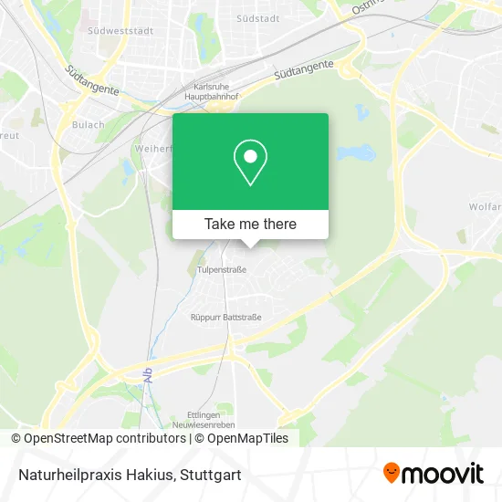 Карта Naturheilpraxis Hakius