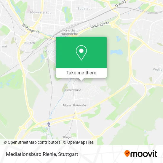 Карта Mediationsbüro Riehle