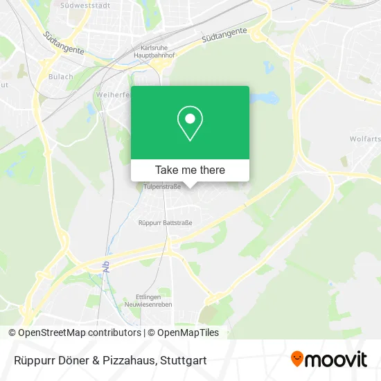 Карта Rüppurr Döner & Pizzahaus