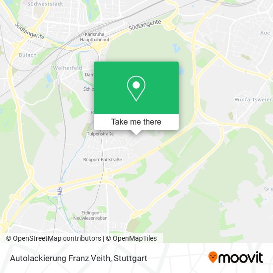 Autolackierung Franz Veith map