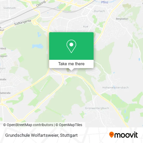 Карта Grundschule Wolfartsweier