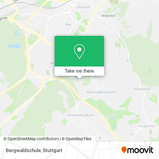 Карта Bergwaldschule
