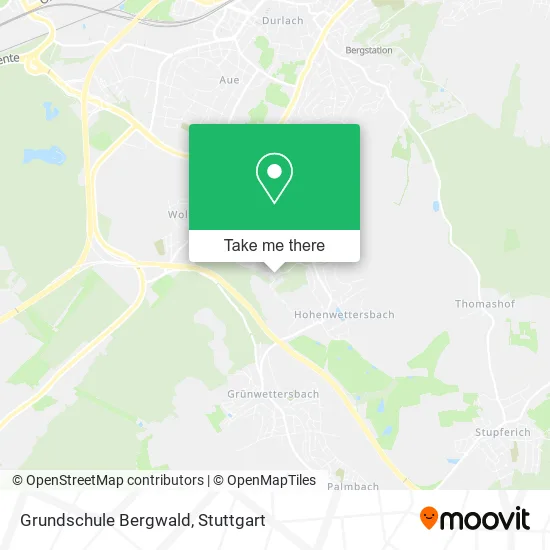 Карта Grundschule Bergwald